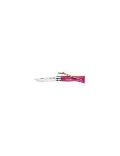 Couteau Pliant Opinel Baroudeur N°06 Inox Framboise